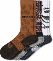 Crocs Socks Adult Crew Animal Remix 3 pack