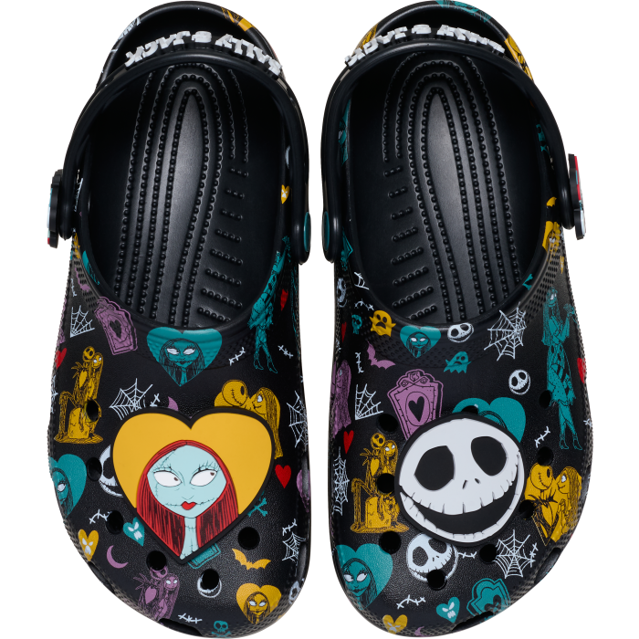 Disney Tim Burton's The Nightmare Before Christmas Jack and Sally Classic Clog