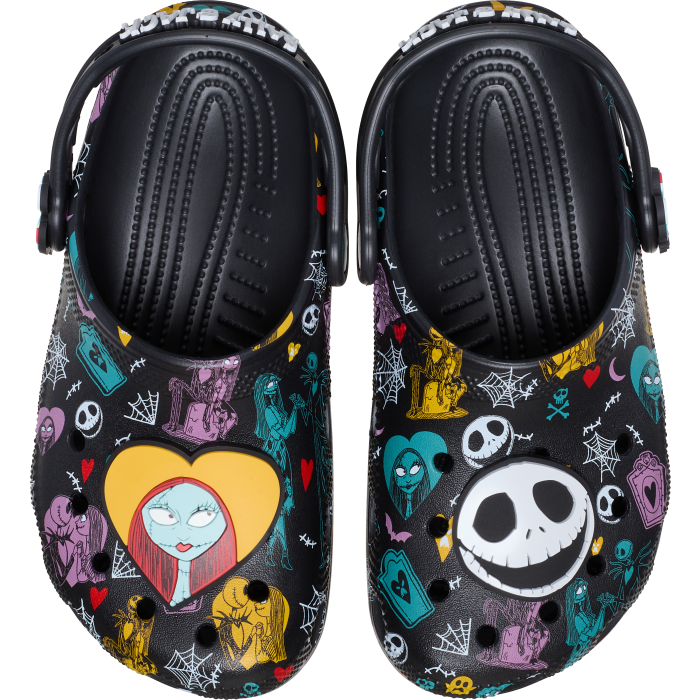 Kids' Disney Tim Burton's The Nightmare Before Christmas Jack and Sally Classic Clog